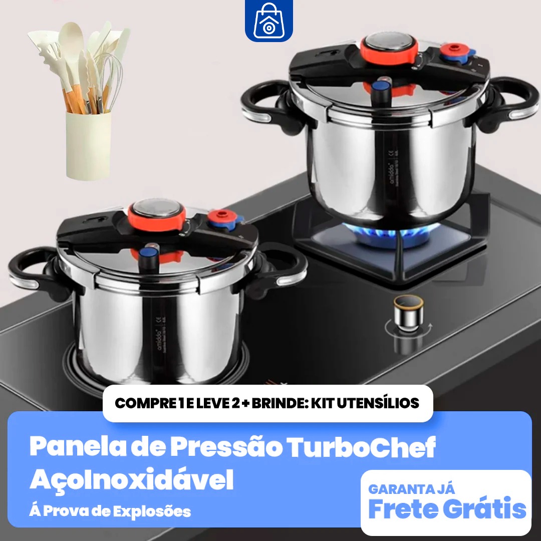 Kit Panela de Pressão TurboChef 2x6L