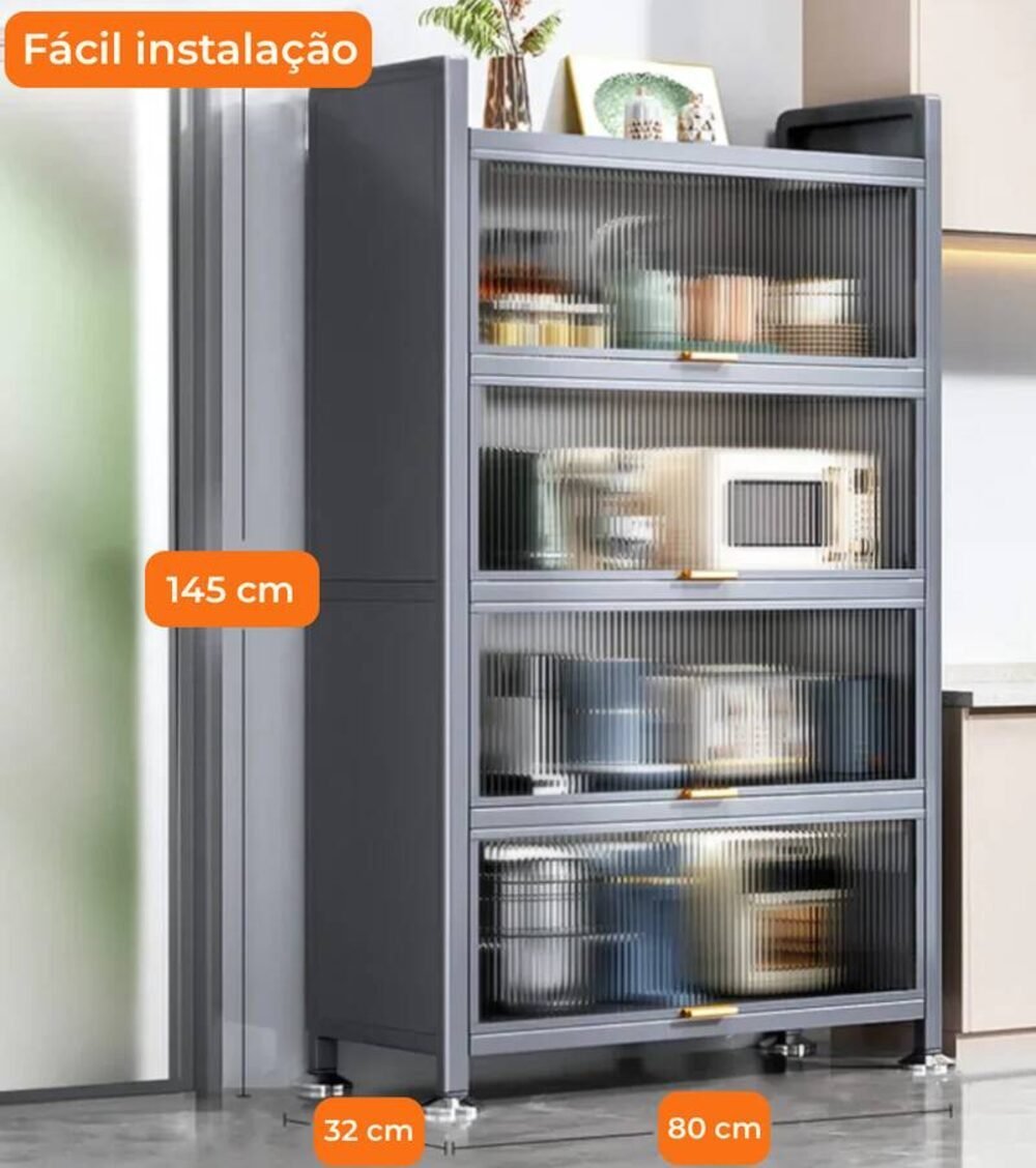 Armário FlexHome de Aço Multifuncional